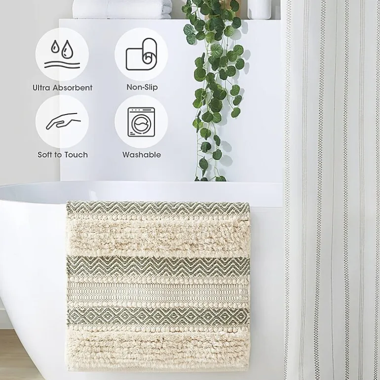 INK+IVY Imani Bath Rug