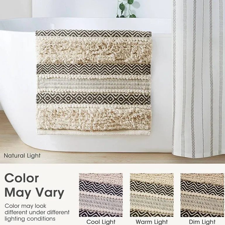 INK+IVY Imani Bath Rug
