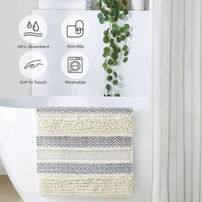 INK+IVY Imani Bath Rug