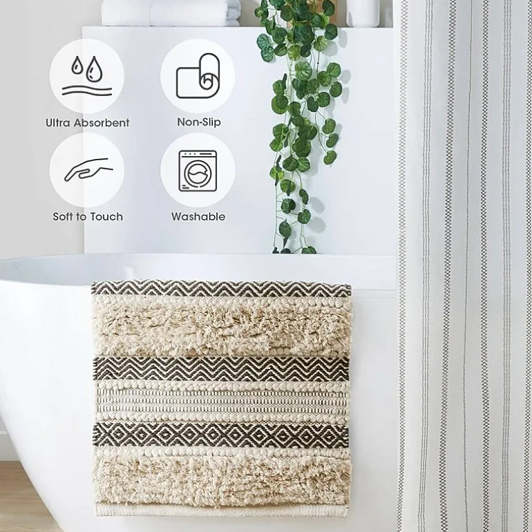 INK+IVY Imani Bath Rug