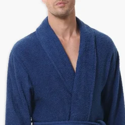 INK+IVY Mens Tall Long Sleeve Knee Length Robe