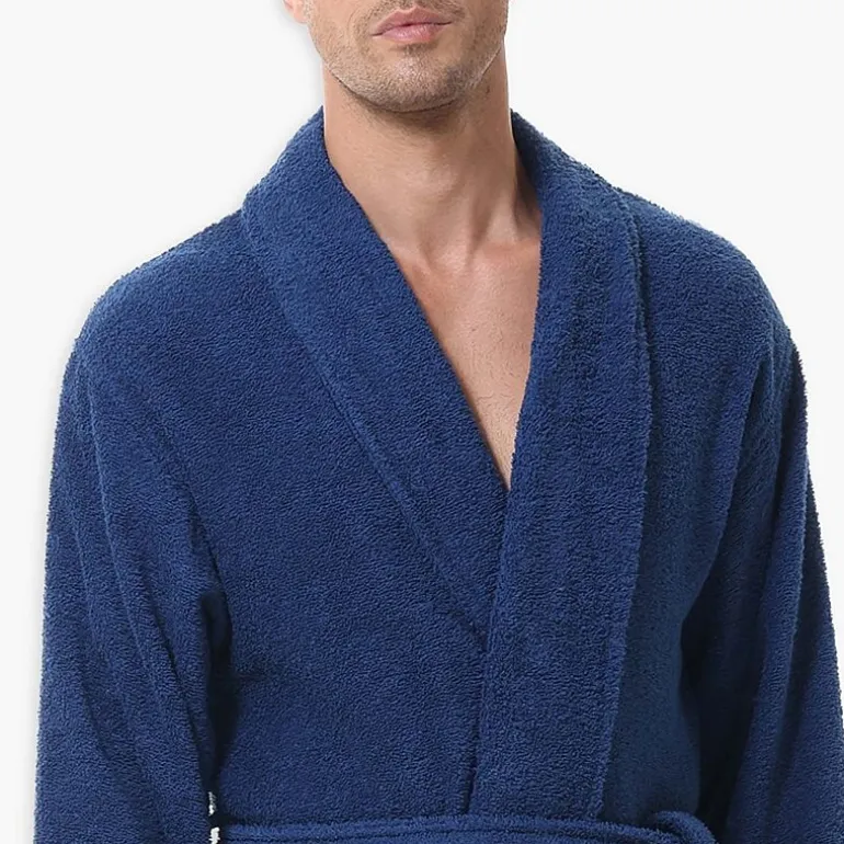 INK+IVY Mens Tall Long Sleeve Knee Length Robe