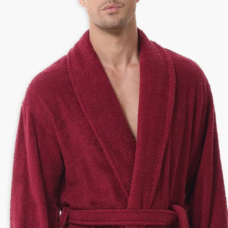 INK+IVY Mens Tall Long Sleeve Knee Length Robe