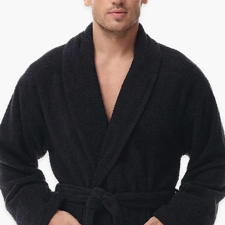 INK+IVY Mens Tall Long Sleeve Knee Length Robe