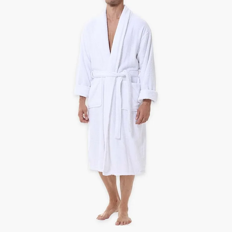INK+IVY Mens Tall Long Sleeve Knee Length Robe