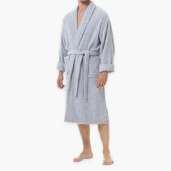 INK+IVY Mens Tall Long Sleeve Knee Length Robe