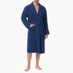 INK+IVY Mens Tall Long Sleeve Knee Length Robe