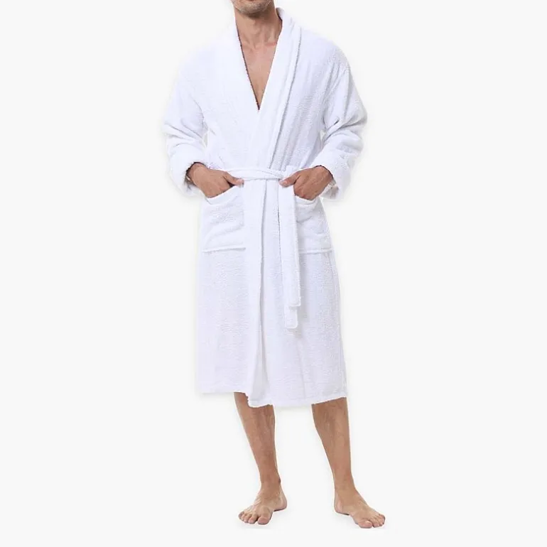 INK+IVY Mens Tall Long Sleeve Knee Length Robe