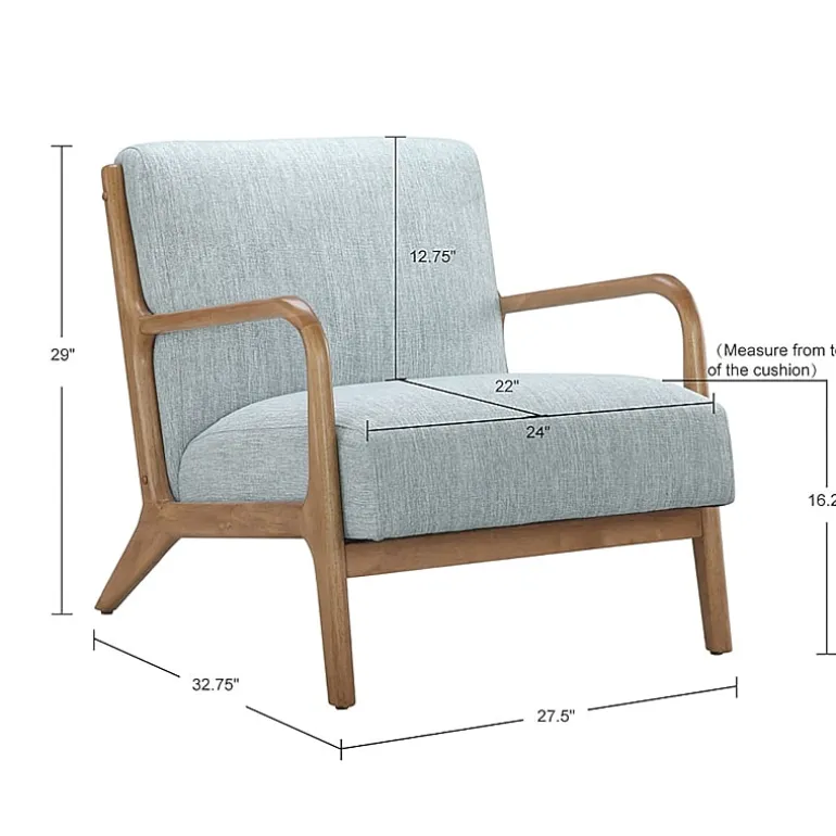 INK+IVY Novak Mid Century Modern Armchair
