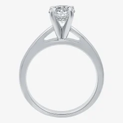 I Said Yes (G / Si1-Si2) Womens 1 1/4 CT. T.W. Lab Grown White Diamond Sterling Silver Round Solitaire Bridal Set