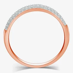 I Said Yes (H-I / I1) 1/4 CT. T.W. Lab Grown White Diamond Sterling Silver or 14K Gold Over Silver Anniversary Wedding Band