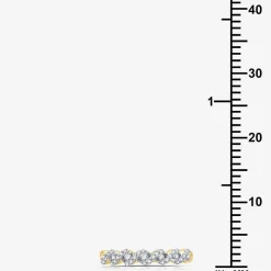 I Said Yes (H-I / I1) Womens 1/4 CT. T.W. Lab Grown White Diamond Sterling Silver Anniversary Wedding Band