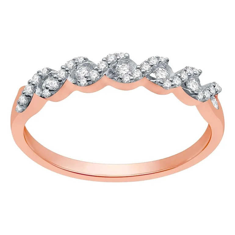 I Said Yes (H-I / I1) Womens 1/4 CT. T.W. Lab Grown White Diamond Sterling Silver Anniversary Wedding Band