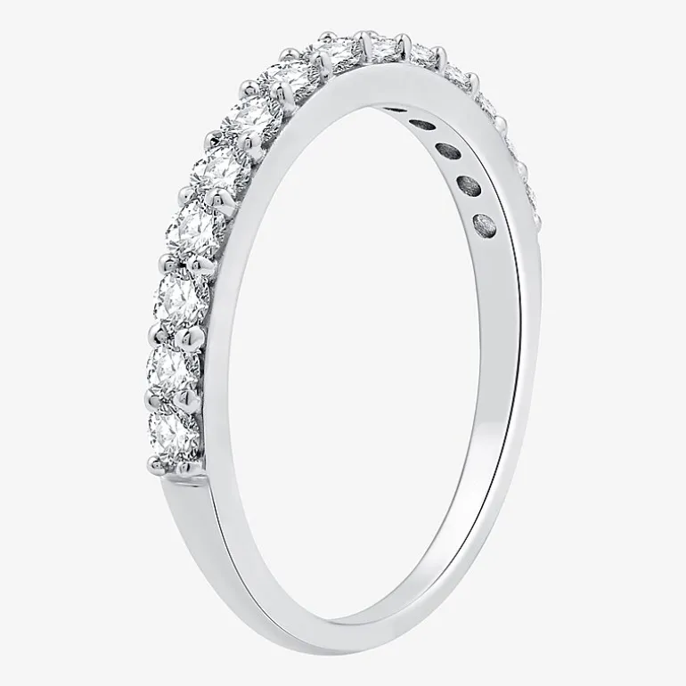 I Said Yes (H-I / I1) Womens 1 CT. T.W. Lab Grown White Diamond Sterling Silver Oval Solitaire Bridal Set