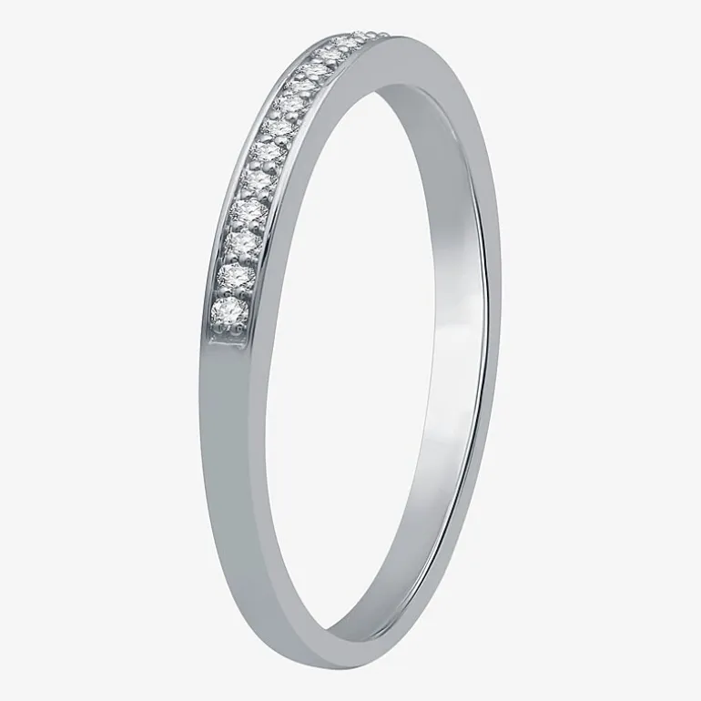 I Said Yes (H-I / I1) Womens 1/4 CT. T.W. Lab Grown White Diamond Sterling Silver Solitaire Bridal Set