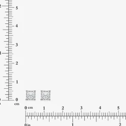 ( I/SI2 ) 1 CT. T.W. Lab-Grown Diamond Sterling Silver or 14K Gold over Silver Princess Stud Earrings