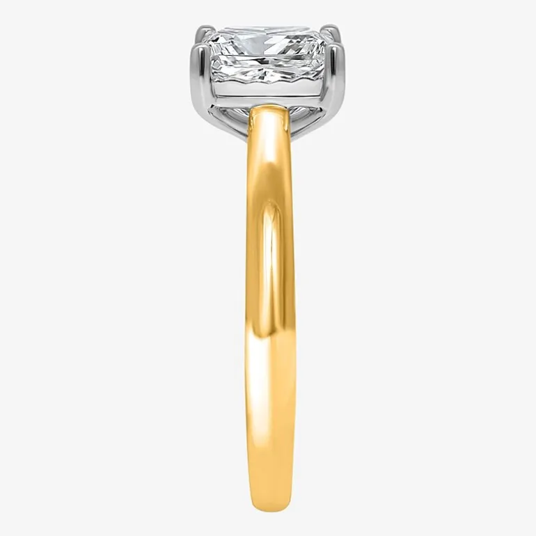 (I / Si2) Womens 2 CT. Lab Grown White Diamond Solitaire Engagement Ring