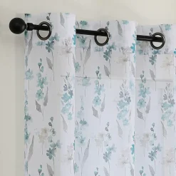 Isla Sheer Grommet Top Sheer Set of 2 Curtain Panel