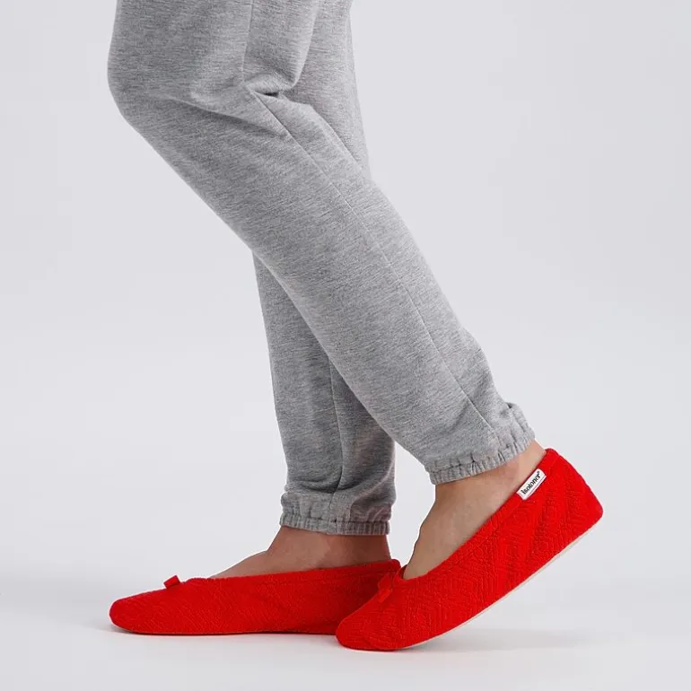 Isotoner Gemma Womens Ballerina Slippers
