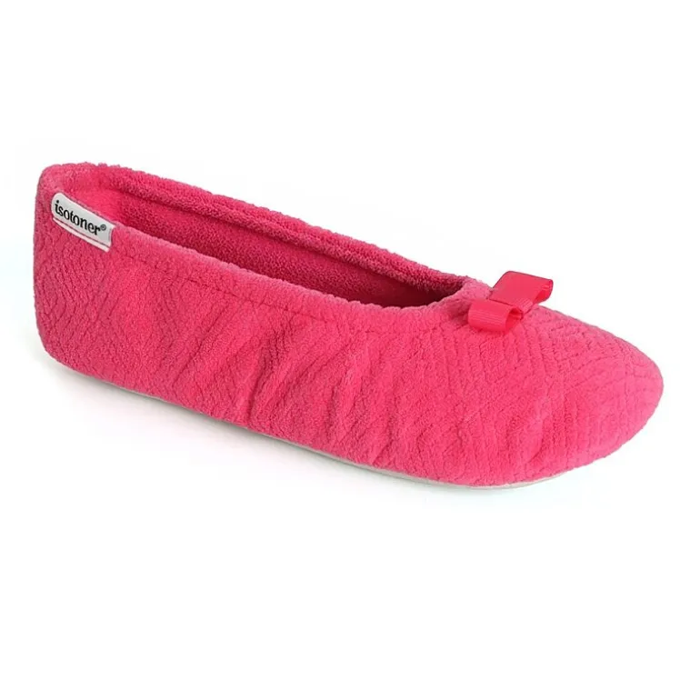 Isotoner Gemma Womens Ballerina Slippers