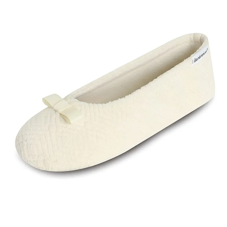 Isotoner Gemma Womens Ballerina Slippers