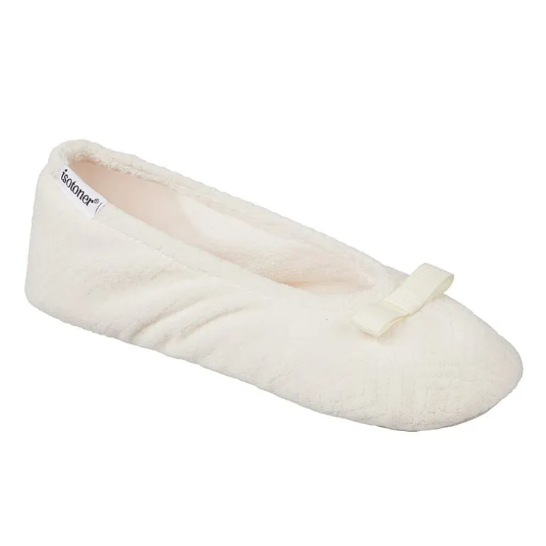 Isotoner Gemma Womens Ballerina Slippers