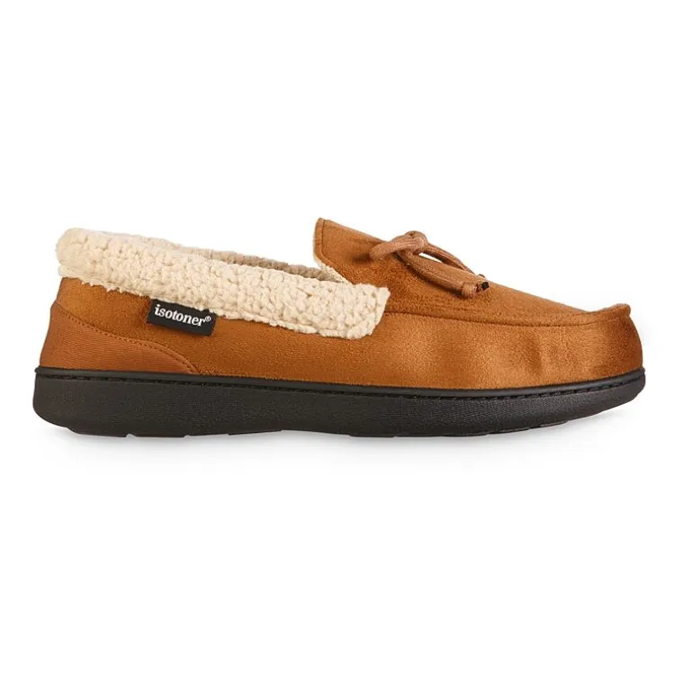 Isotoner Mens Moccasin Slippers