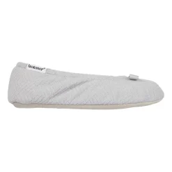 Isotoner Microterry Womens Ballerina Slippers