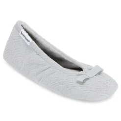 Isotoner Microterry Womens Ballerina Slippers