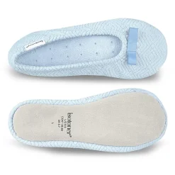 Isotoner Microterry Womens Ballerina Slippers