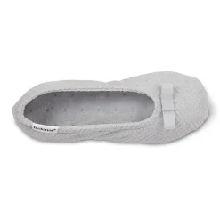 Isotoner Microterry Womens Ballerina Slippers