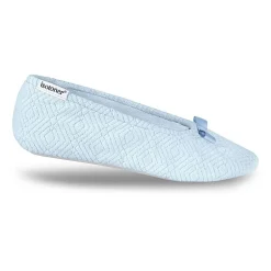 Isotoner Microterry Womens Ballerina Slippers