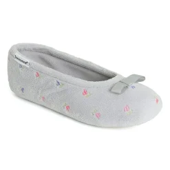 Isotoner Microterry Womens Ballerina Slippers