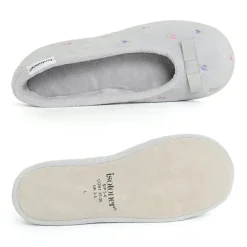 Isotoner Microterry Womens Ballerina Slippers