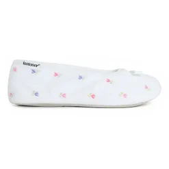Isotoner Microterry Womens Ballerina Slippers
