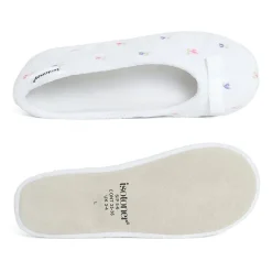 Isotoner Microterry Womens Ballerina Slippers