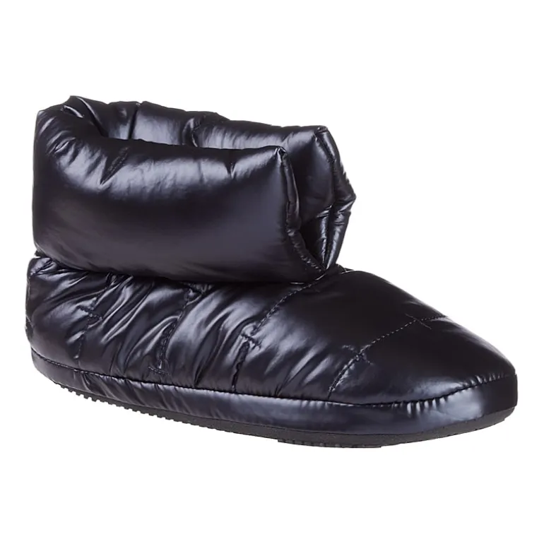 Isotoner Mikaela Nylon Puffer Womens Memory Foam Bootie Slippers