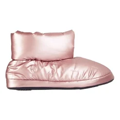 Isotoner Mikaela Nylon Puffer Womens Memory Foam Bootie Slippers