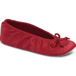 Isotoner® Satin Ballerina Slippers