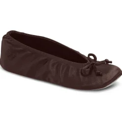 Isotoner® Satin Ballerina Slippers