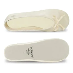 Isotoner Satin Womens Ballerina Slippers