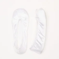 Isotoner Satin Womens Ballerina Slippers