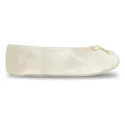 Isotoner Satin Womens Ballerina Slippers