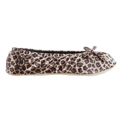 Isotoner Satin Womens Ballerina Slippers