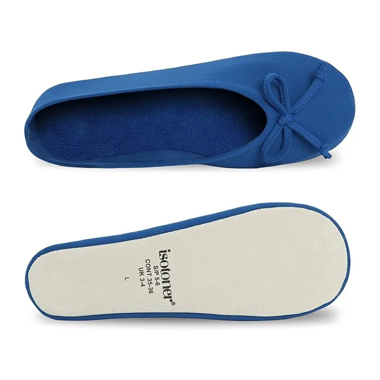 Isotoner Spandex Womens Ballerina Slippers