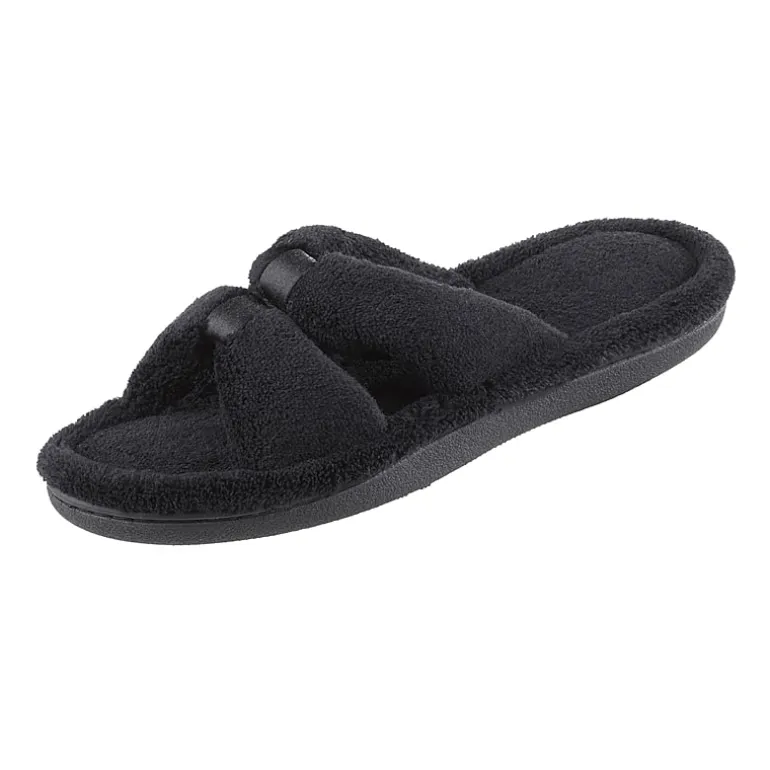 Isotoner Womens Memory Foam Slip-On Slippers