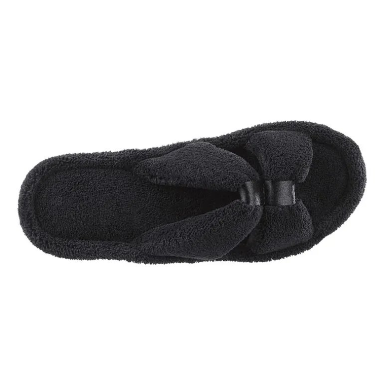 Isotoner Womens Memory Foam Slip-On Slippers