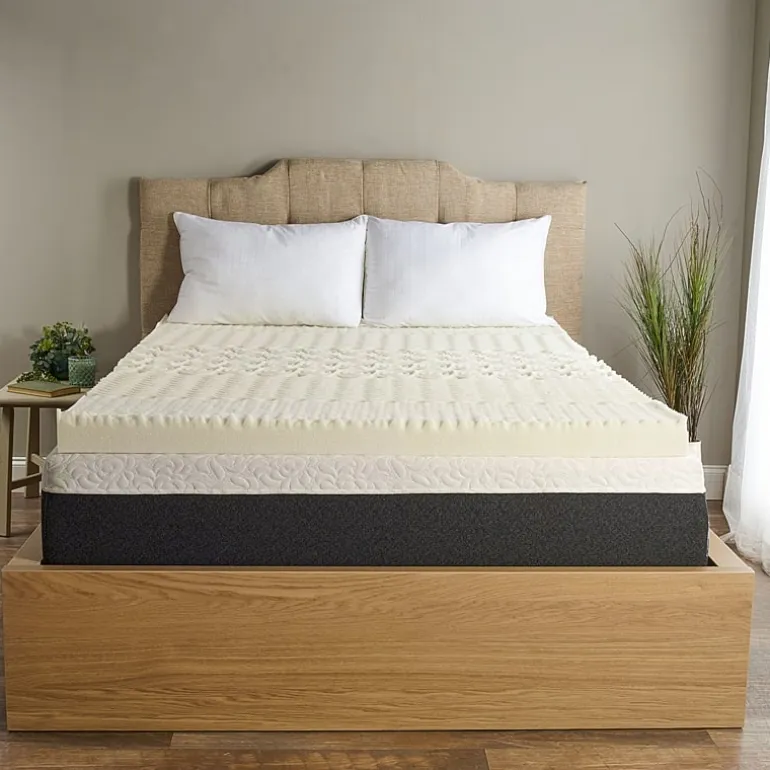 Isotonic® 3” 5-Zone Mattress Topper Featuring Isotonic®+ Memory Foam