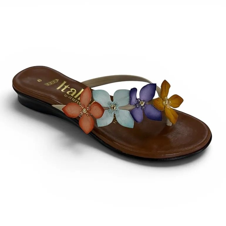 Italiana By Italian Shoemakers Womens Rhett Flat Sandals