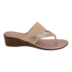 Italiana By Italian Shoemakers Womens Jase Wedge Sandals